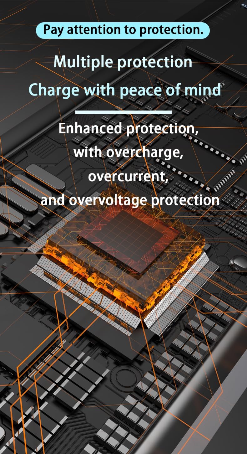 UnigilixMulti-Port Smart Car Charger with Digital Display Super/PD/3 USB Output Compact Fire-Proof PC Design Supports one Fast Charger - Image 8